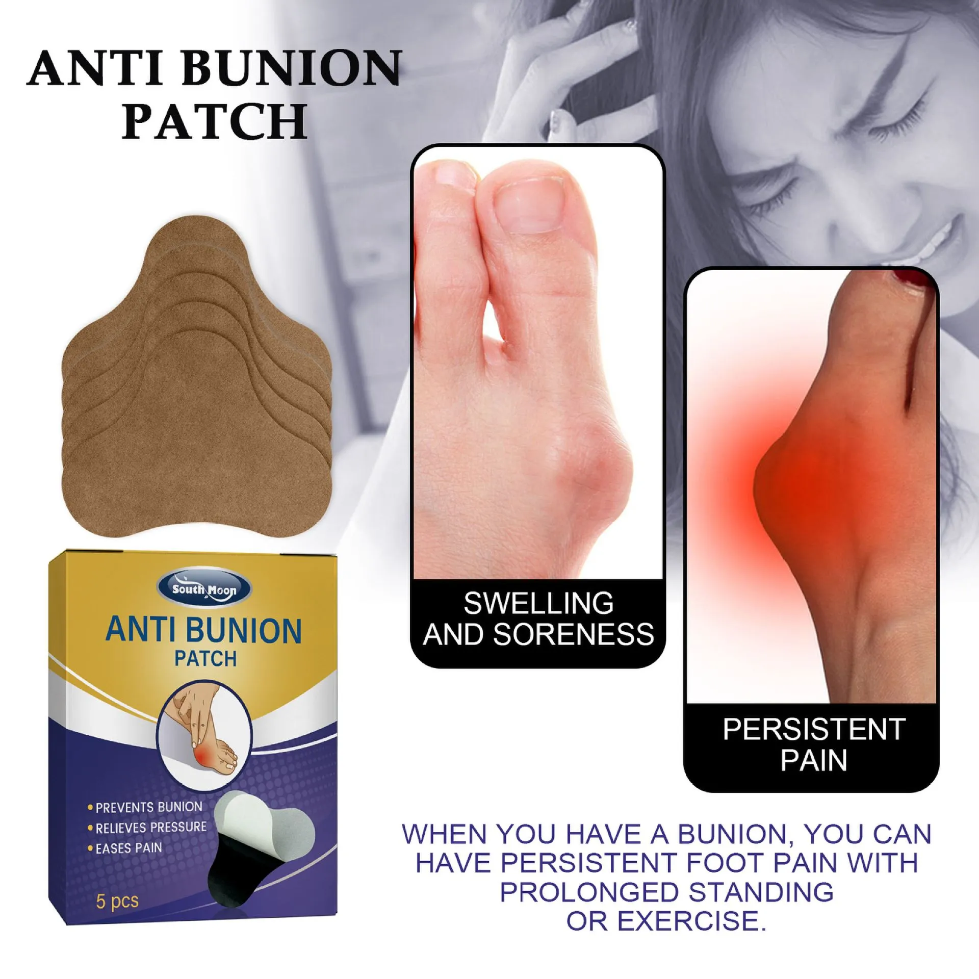 Windy`s Home Anti-bunion patch Correction foot swelling and pain thumb  valgus patch care patch Anti-bunion patch Correction foot swelling and pain  thumb valgus patch care patch | Lazada PH