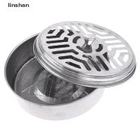 [Linshan] Mosquito Coil Holder Coil Incense Burner with Mesh Stand Camping Garden [Liin]