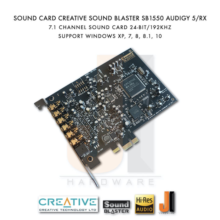 sound-card-creative-sound-blaster-audigy-5-rx-sb1550-7-1-channel-pci-e-มือสอง