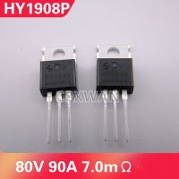 5ชิ้น HY1908ถึง-220 HY1908P TO220 90A/80V อินเวอร์เตอร์ทรานซิสเตอร์ใหม่แบบดั้งเดิม MOSFET