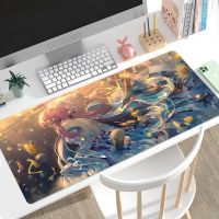 Hololive Mouse Pad เกม XL HD คอมพิวเตอร์ที่กำหนดเองแผ่นรองเม้าส์ขนาดใหญ่ XXL Table Pad พรมกันลื่นนุ่มลื่นสำนักงานแผ่นรองเม้าส์แล็ปท็อป