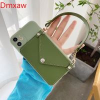 For iPhone 14 Pro Max 14 Plus 13 Pro Max Mini Phone Case Leather Case Crossbody Lanyard Wallet Card Strap Holder Cover Strap Rope