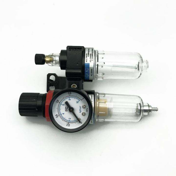 1-4-air-compressor-filter-water-separator-trap-tools-kit-with-regulator-afr-2000