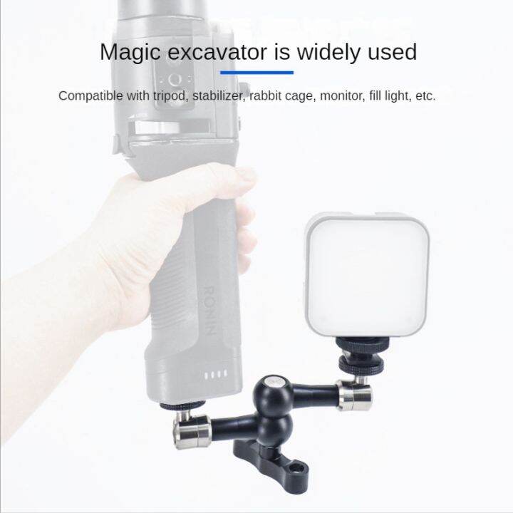 convenient-camera-arm-gimbal-bracket-crutch-monitor-bracket-portable-aluminum-alloy