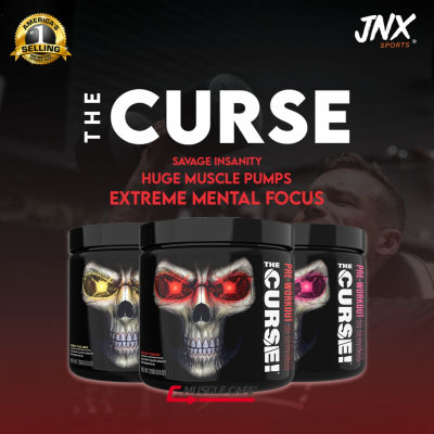 JNX The Curse Pre-workout (50Servings) พรีเวิร์คเอาท์สุดคุ้ม เพิ่มพละกำลัง เพิ่มกล้าม ออกกำลังกาย