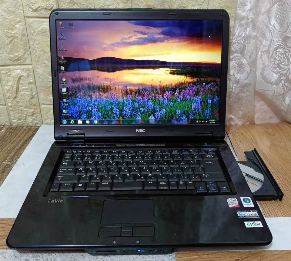 Original Quality Laptop NEC Model LL750/S Windows 7 Intel Core 2