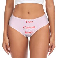 Womens Sexy Panties Bamboo Fiber Panty Underwear Custom Image Briefs Female Underpants Intimates Breathable Women Lingerie 2XL