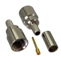 【DT】 hot  FME male plug crimp RG58 RG142 RG400 LMR195 RF Coaxial connector Wire Terminals