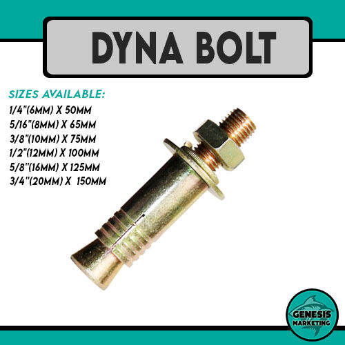 dyna bolts / Expansion Bolts /Concrete Anchoring / Mechanical Anchoring