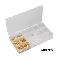 600PCS Assortment 2.8/4.8/6.3mm Female/Male Spade Connectors   Insulated Electrical Wire Crimp Terminals set