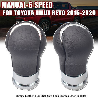 รถหนังเกียร์ Shift Knob เกียร์แฮนด์บอลสำหรับ TOYOTA HILUX REVO 2015 2016 2017 2018 2019 2020