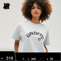 Undefated เสื้อยืดแขนสั้นตัวอักษรอเมริกันโลโก้ใหม่สำหรับฤดูใบไม้ผลิ/ฤดูร้อน