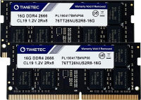 Timetec Hynix IC 32GB KIT (2x16GB) DDR4 2666MHz PC4-21300 Unbuffered Non-ECC 1.2V CL19 2Rx8 Dual Rank 260 Pin SODIMM Laptop Notebook Computer Memory RAM Module Upgrade (32GB KIT (2x16GB))