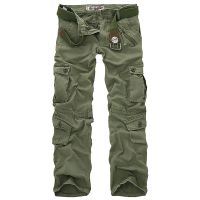 New Brand Cargo Pants Men Military Straight Trousers Mens Casual Cotton Camo Multi-Pocket Pants Man Joggers Hip Hop Long Trouers