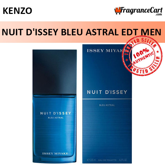 Issey Miyake Nuit d'Issey Bleu Astral EDT for Men (125ml) Eau de Toilette  Blue [Brand New 100% Authentic Perfume/Fragrance]