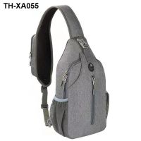 High-end mens bag worn fashion male money chest big casual bags waterproof capacity