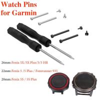 ❁ หมุดโลหะสำหรับ Garmin Fenix ​​5X Plus Fenix ​​3 3 HR Connector Adapter 2 ชิ้นสายนาฬิกาสปริงบาร์ซ่อมเครื่องมือสกรูอุปกรณ์เสริม