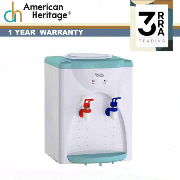 American Heritage Compact Table Top Hot and Cold Water Dispenser AHWD