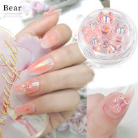 Crystal Bear Enhancements Rhinestone Nail Accessories Bear Manicure Nail DIY Creation Candy Silicone Jelly Bear Nail Enhancement Bear Nail Ornament