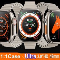 ✓☜ 2023 New 49MM Smart Watch Ultra HD Bluetooth Multiple Sports Mode Heart Rate Blood Oxygen Walking Monitoring Titanium Case