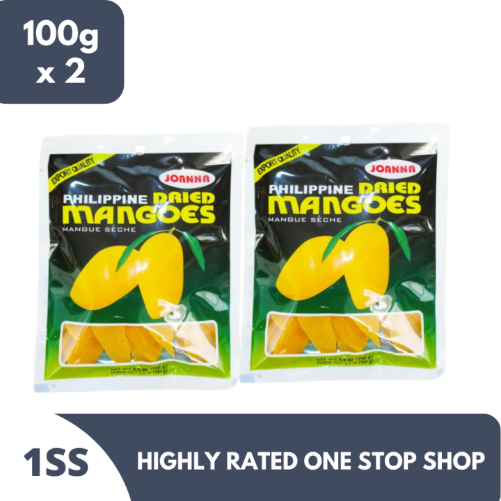 Joanna Philippine Dried Mangoes 100g x 2 Lazada PH