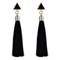 Woman Bohemian Earrings, Ethnic Rope Tassel