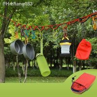 Outdoor Camping Tent Storage Lanyard Picnic Clothesline Rainbow Strap Durable Adjustable Long Bundled Rope Tent Rope Accessories