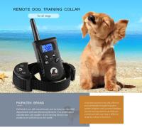 ZZOOI PaiPaitek 3 Modes 500M Rechargeable Dog Training Collar Electrical Anti Bark Waterproof Remote Pet Dog Shock Training Collar