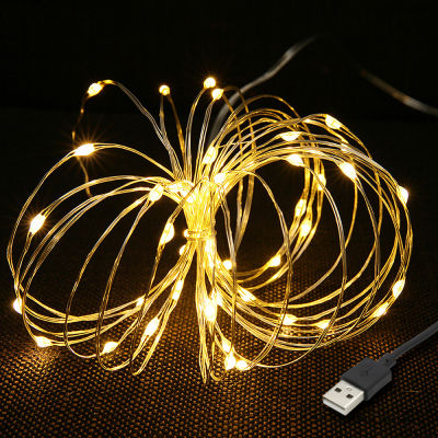 10M 5M USB String Light 50100 LEDs Garland Fairy Holiday Lighting For Christmas Wedding Party Decoration