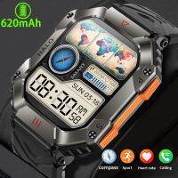 【LZ】 New Military Smart Watch Men IP67 Waterproof 620mAh Battery Ultra Long Standby Compass Bluetooth Call Outdoor Sports Smartwatch