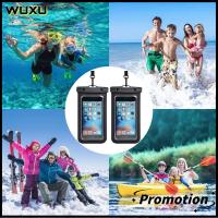 WUXU IPX8 เคสกันน้ำอเนกประสงค์ หน้าจอสัมผัสหน้าจอสัมผัส มากถึง8.3" ถุงแห้งโทรศัพท์มือถือ แฟชั่นสำหรับผู้หญิง สีฟ้า/สีชมพู ถุงใส่น้ำ สำหรับ ไอโฟน14ค่ะ/12นิ้ว12นิ้ว/โปรแม็กซ์/พลัส/S22ซัมซุง วันหยุดพักผ่อนพักผ่อน