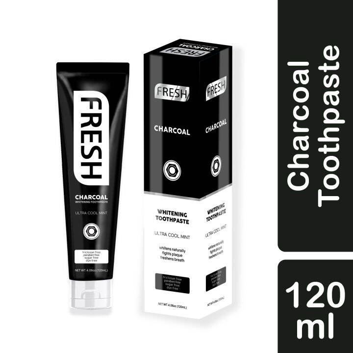 Fresh Charcoal Whitening Toothpaste 120ml Lazada PH