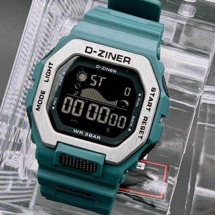 watchhiend-นาฬิกาข้อมือแบรนด์แท้-กันน้ำได้100-สายยาง-ขนาด-45มม-พร้อมกล่องแบรน