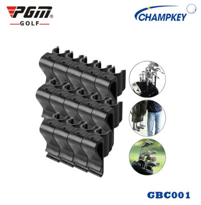 Champkey ชุดตัวยึดคลิปถุงกอล์ฟ สีดำ 14 ชิ้น/Set (GBC001) Golf bag clip on 14Pcs/Set สะดวกต่อการใช้งาน