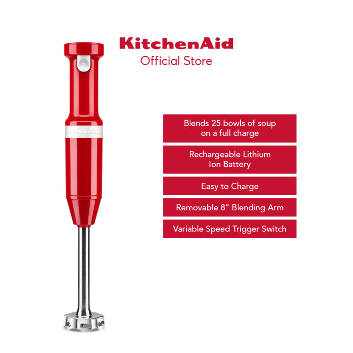 KitchenAid Cordless Hand Blender 8V with Blender Arm, 700 ml Blending