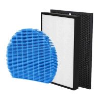 1 set (3pcs) air purifier filter HEPA activated carbon humidifier filter for Sharp KC-D50EU-W replacement parts