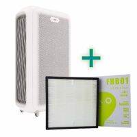 b-MOLA - White Air purifier BM300 Free HEPA filter ( H13 )