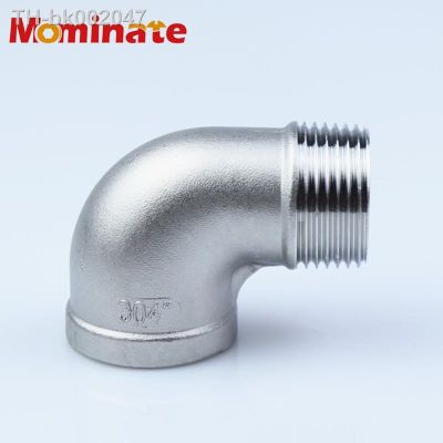 ✁♂ 1/8 1/4 3/8 1/2 3/4 1 2 Female x Male Thread Street Elbow 90 Degree Angled SS 304 Stainless Steel Pipe Fitting Connectors