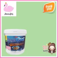 สีน้ำทาภายนอก BEGER COOL DIAMONDSHIELD 10 สี GARDEN ESCAPE #063-4 กึ่งเงา 9 ลิตรWATER-BASED EXTERIOR PAINT BEGER COOL DIAMONDSHIELD 10 GARDEN ESCAPE #063-4 SEMI-GLOSS 9L **สินค้าแนะนำ**