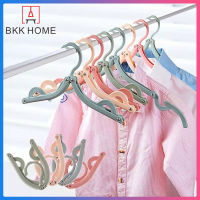 BKK ไม้แขวนเสื้อพับได้ ไม้แขวน ขนาดพกพา สีพาสเทล มีให้เลือก 3 สี