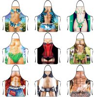 11 Style Aprons Sexy Funny Kitchen For Women Man BBQ Cleaning Cooking Apron Stain-proof Apron Barbecue Apron Aprons