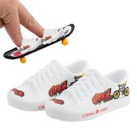 Finger Shoes Cool Mini Skateboard Shoes For Finger Breakdance Finger Knee Pads Mini Finger Shoes Fingerboard Skateboard Shoes