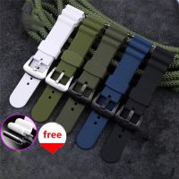 ✓ สายยางซิลิโคน Men Sport Waterproof Diving Wrist Bracelet Accessories for Seiko PROSPEX Water Ghost Watch Band 22mm