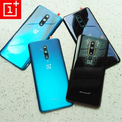 Original Oneplus 7T Pro Back Housing Cover Rear Panel Battery Replacement Case For One Plus 1+ 7T Pro Repair Parts &amp; Camera Lens
