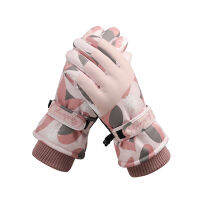 Ski s Winter Thermal Windproof Keep Warm Touch Screen Mens Women Waterproof Shockproof Skiing Skating Mittens