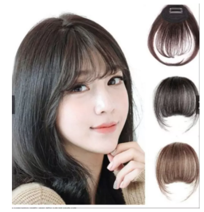 Tóc giả mái thưa siêu dễ thương kiểu Hàn Quốc sẽ khiến bạn muốn sắm ngay cho mình một chiếc. Với tóc giả đen bồng bềnh, bạn sẽ cảm thấy tự tin và như một người mẫu thực sự. Xem hình ảnh tại đây để biết thêm chi tiết.