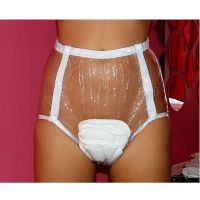 Free Shipping FUUBUU2203-Transparent -XL-1PCS Waterproof pants/Adult Diaper/incontinence pants /Pocket diapers