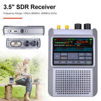 EGR เครื่องรับสัญญาณ10Hz-380MHz 404MHz-2GHz แบบพกพา AM SSB DSB CW NFM WFM พร้อมแบตเตอรี่3.5 "LCD หน้าจอสัมผัส5000MAh