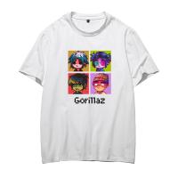 ใหม่เสื้อยืด Gorillaz แร็ปเปอร์ฤดูร้อนแฟชั่นผู้ชายเสื้อยืดผ้าฝ้ายเสื้อยืดวงร็อค Camiseta เสื้อยืด Hombre 2d สหราชอาณาจักร