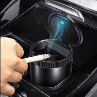 【cw】Metal Flame Retardant Ashtray for Benz C E GLK M GL MB GLC AMG A200 C63 with LED Light Aluminum Alloy Car Productshot